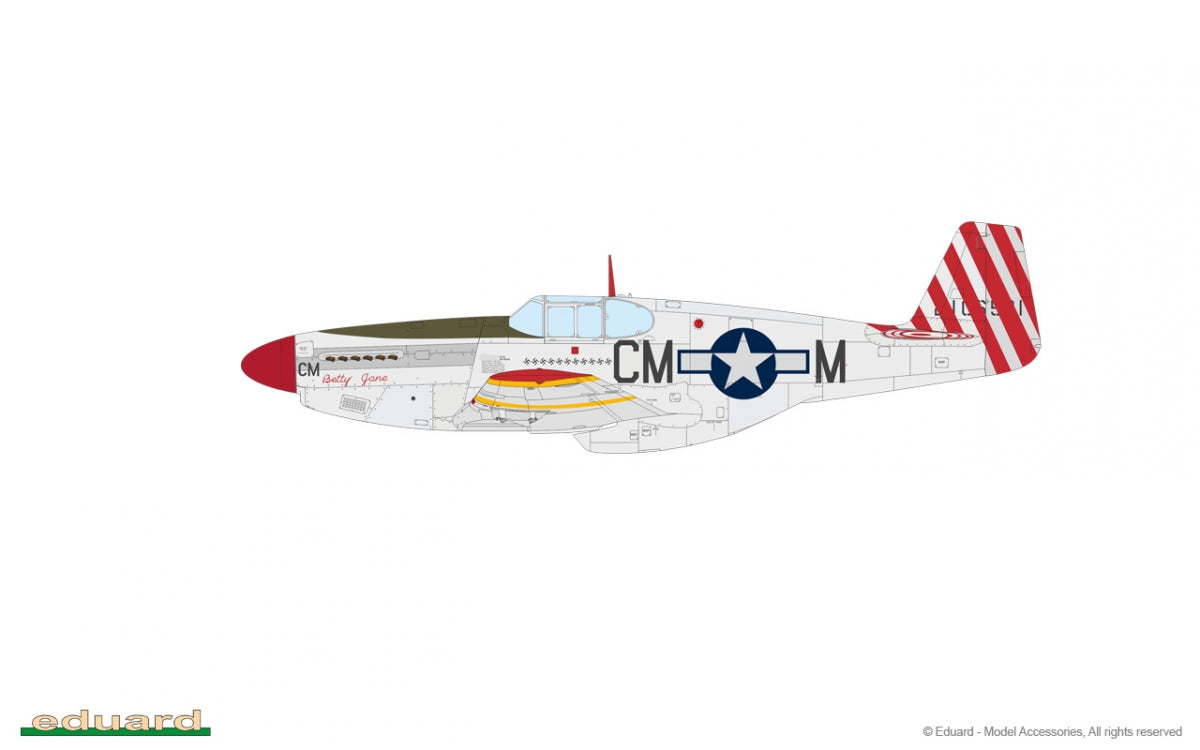 Eduard 82107 P-51B Mustang Birdcage canopy 1/48 – zdjęcie 8