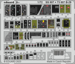 Eduard BIG72177 B-29 HOBBY 2000, ACADEMY 1/72 – zdjęcie 6