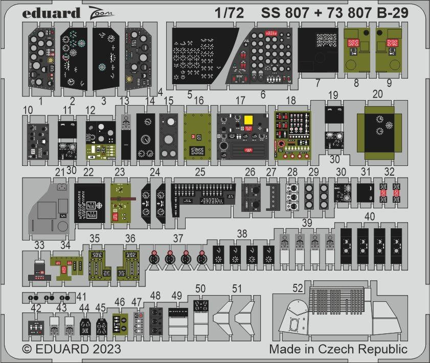 Eduard BIG72177 B-29 HOBBY 2000, ACADEMY 1/72 – zdjęcie 6