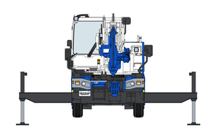 Hasegawa 66110 Tadano Rough Terrain Crane GR-130NL/N CREVO Mini G4 &amp;quot;H-Type Outrigger&amp;quot; 1/35 – zdjęcie 6