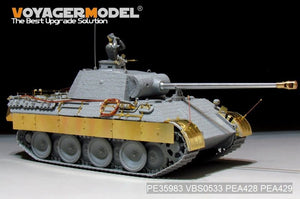 Voyager Model PE35983 WWII German Panther D Tank Late version Basic For TAKOM 2104 1/35 – zdjęcie 4
