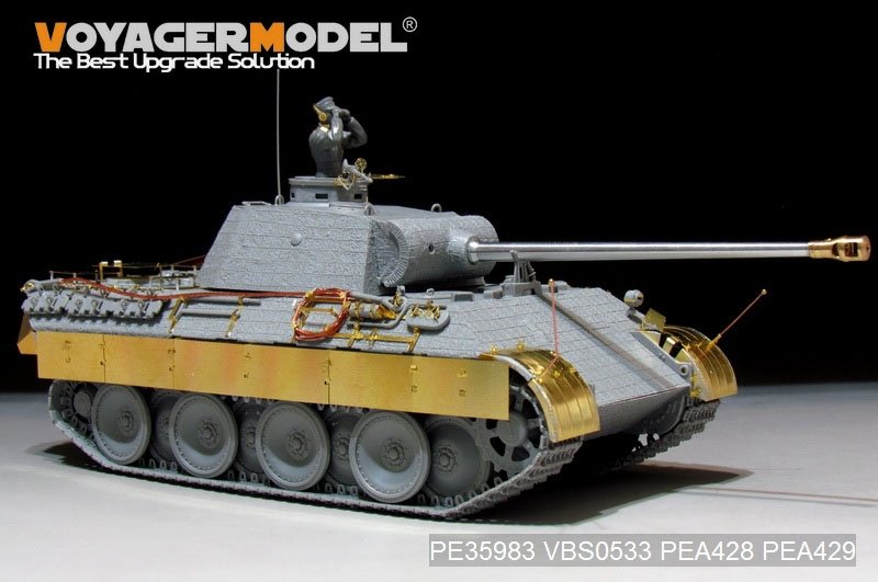 Voyager Model PE35983 WWII German Panther D Tank Late version Basic For TAKOM 2104 1/35 – zdjęcie 4