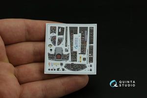 Quinta Studio QDS-32180 F-104S 3D-Printed coloured Interior on decal paper (Italeri) (small version) 1/32 – zdjęcie 5