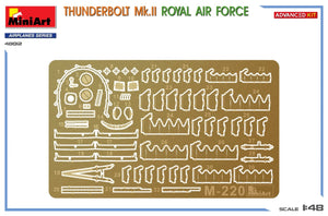 MiniArt 48012 THUNDERBOLT Mk.II. ROYAL AIR FORCE. ADVANCED KIT 1/48 – zdjęcie 4
