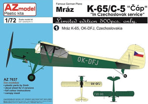 AZ Model AZ7637 Mraz K-65/C-5 &amp;quot;Cáp&amp;quot; &amp;quot;In Czechoslovak Service&amp;quot; 1/72