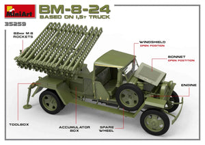 MiniArt 35259 Soviet Rocket Launcher BM-8-24 1/35 – zdjęcie 13