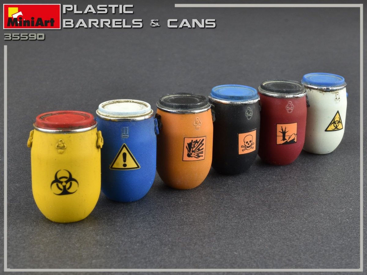 MiniArt 35590 Plastic Barrels &amp;amp; Cans 1/35 – zdjęcie 8