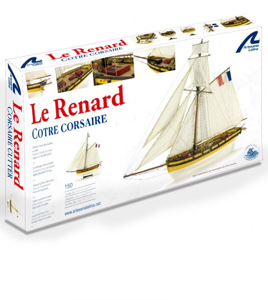 ARTESANIA LATINA 22401 Le Renard - kuter piracki 1/50