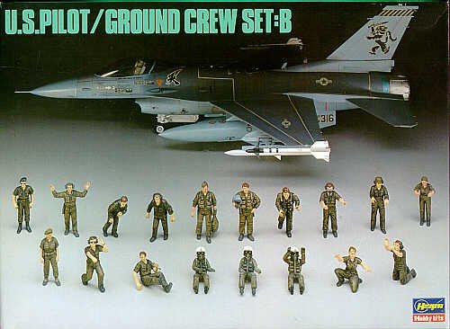 Hasegawa X48-5 US Ground Crew Set B 1/48