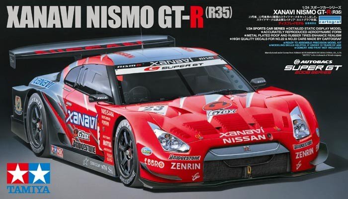Tamiya 24308 Xanavi Nismo GT-R (R35) 1/24