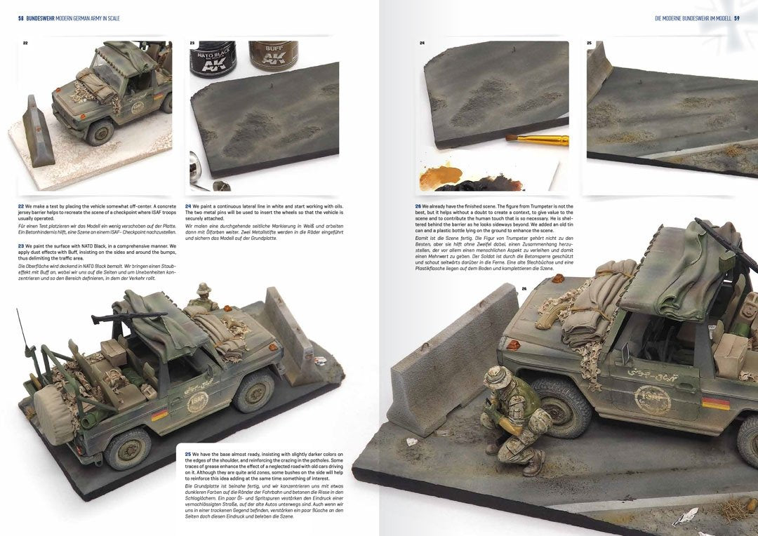 AK Interactive AK524 BUNDESWEHR – MODERN GERMAN ARMY IN SCALE EN/DE – zdjęcie 4