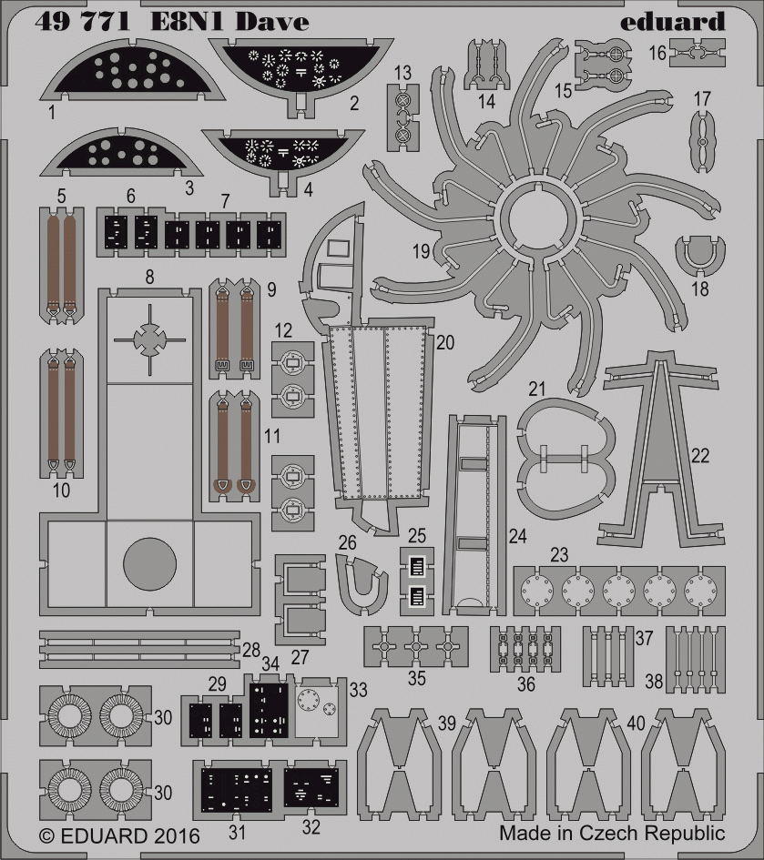 Eduard 49771 E8N1 Dave HASEGAWA 1/48