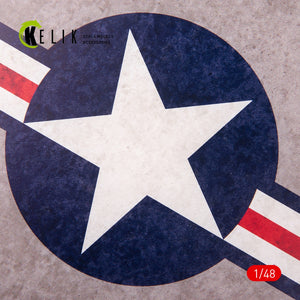 KELIK KS48027 US Roundel - Acrylic 3 mm (240 x 240 mm) (190g) 1/48 – image 2