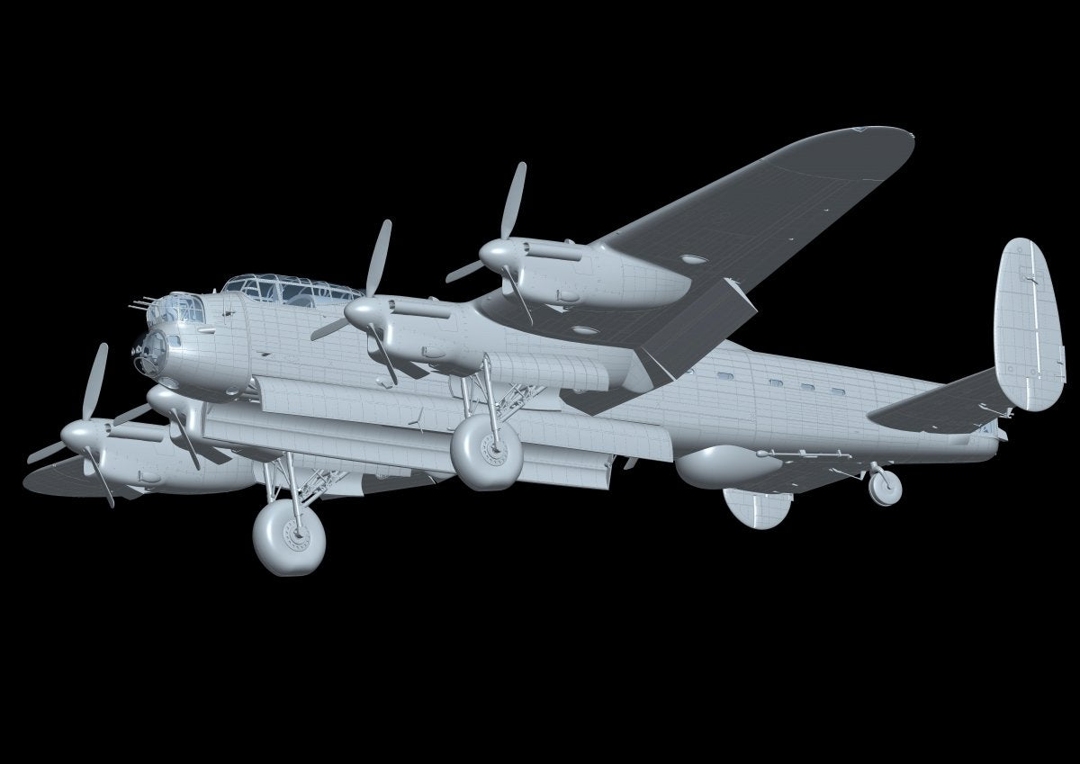 HK Models 01E012 Avro Lancaster B MkI/ B MkIII/ Dambuster 3 in 1 1/32 – zdjęcie 11