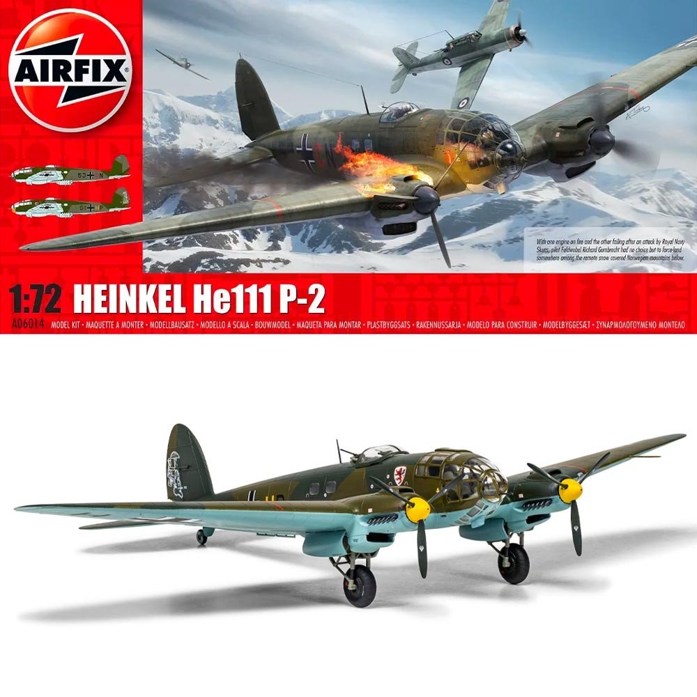 Airfix 06014 Heinkel He111 P-2 1/72 – zdjęcie 2