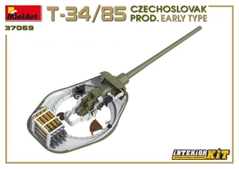Miniart 37069 T-34/85 Czechoslovak Prod. Early Type 1/35 – Bild 13