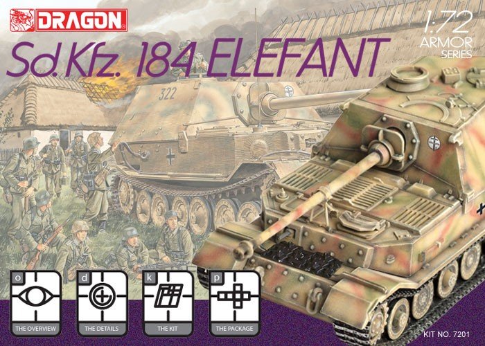 Dragon 7201 SdKfz.184 Elefant 1/72 – Bild 2