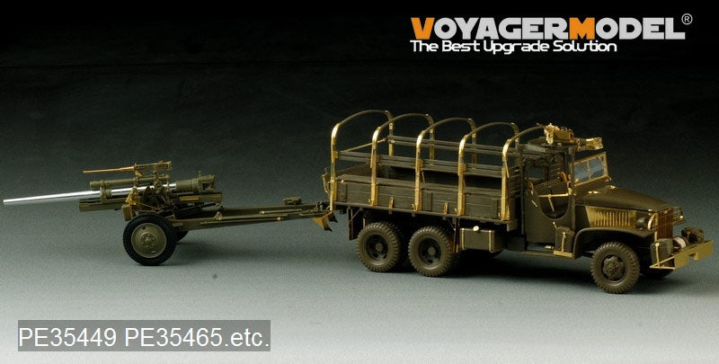 Voyager Model PE35449 WWII US 3inch M5 ATG/w M1 or 105mm Howitzer M2A1Carriage 2in1 For AFV CLUB 35S64 and 35160 1/35 – zdjęcie 12