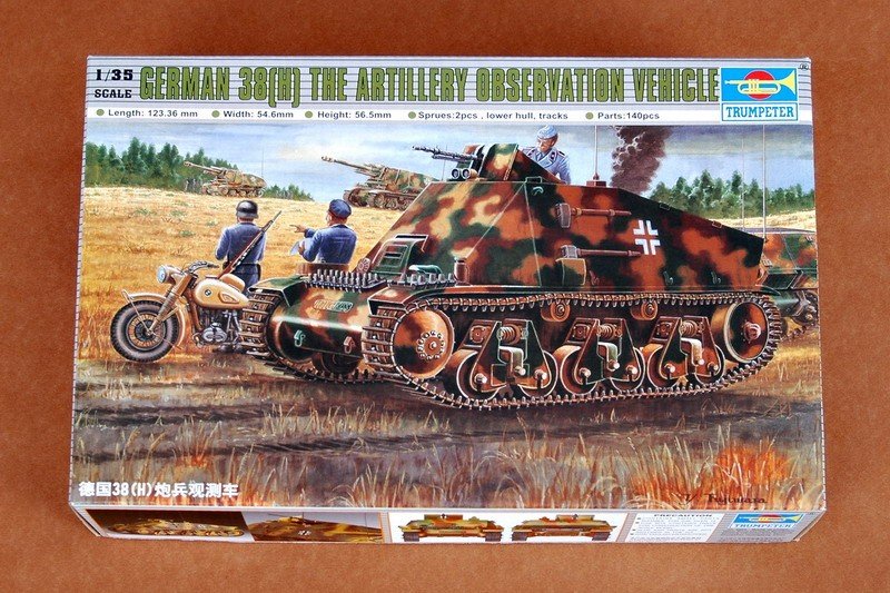 Trumpeter 00355 German 38(H) the artillery observation vehicle 1/35 – zdjęcie 2