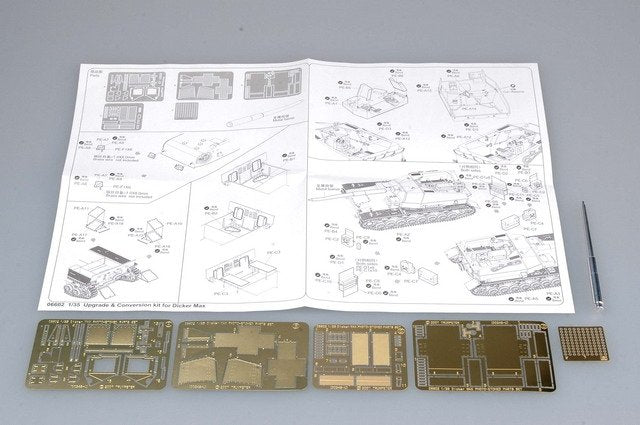 Trumpeter 06602 German Dick Max self-propelled artillery upgrade 1/35 – zdjęcie 2