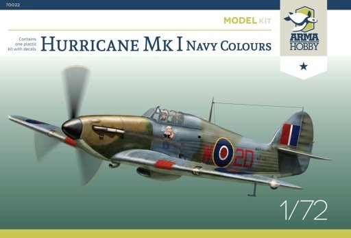 Arma Hobby 70022 Hurricane Mk I Couleurs de la Marine 1/72