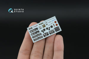 Quinta Studio QD+35172 KrAZ-255B 3D-Printed &amp; coloured Interior on decal paper (HobbyBoss) (with 3D-printed resin parts) 1/35