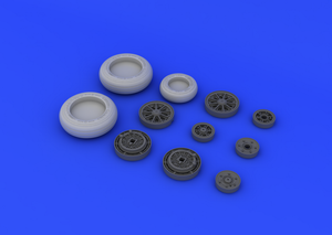 Eduard 632046 F-104 undercarriage wheels late 1/32 (ITALERI) – zdjęcie 4