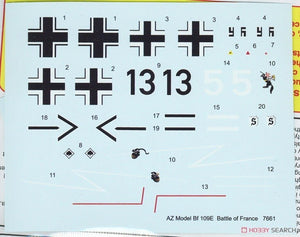 AZ Model AZ7661 Messerschmitt Bf 109E-3 Battle of France 1/72 – zdjęcie 5