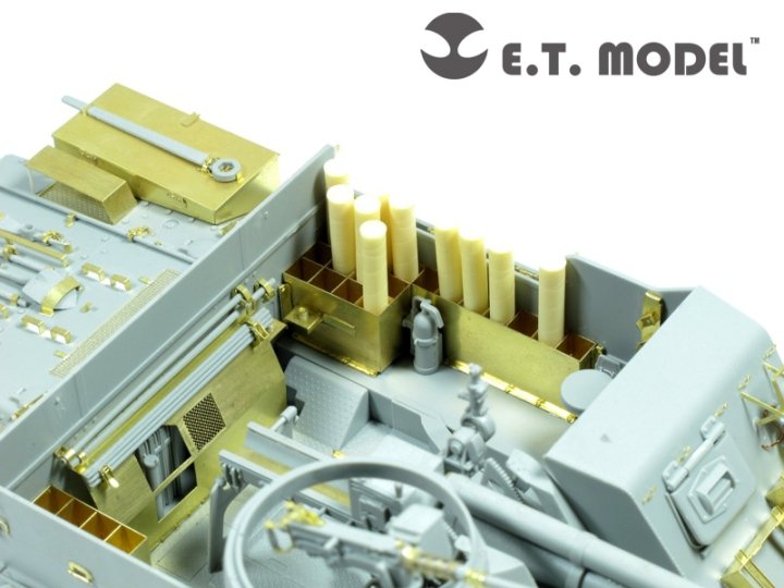 E.T. Model E35-062 WWII US M7 Priest Ammunition Stowages (For DRAGON Kit) 1/35 – zdjęcie 2