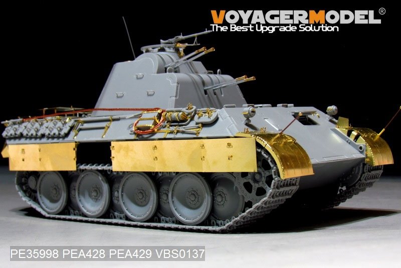 Voyager Model PE35998 WWII German FlaKPanzer V FlaKvierling 20mm MG 151/20 Basic For TAKOM 2105 1/35 – zdjęcie 3