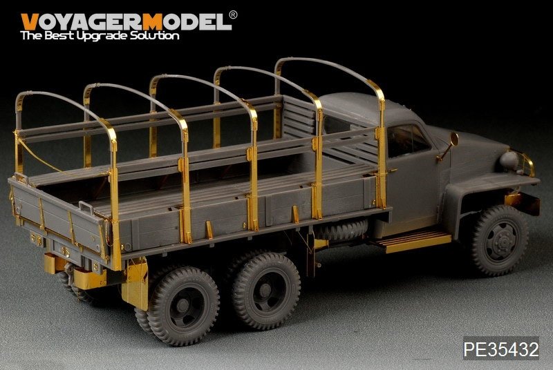 Maquette Voyager PE35432 Camion Studebaker US6 russe de la Seconde Guerre mondiale pour ITALERI 6499 / ICM 35511 1/35  – image 14