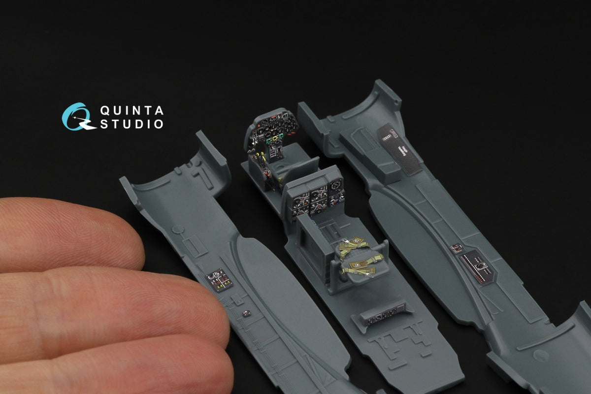Quinta Studio QD72188 Bf 110G2/4 3D-Printed &amp;amp; colored Interior on decal paper (Eduard) 1/72 – image 7