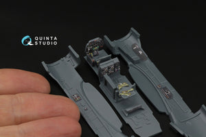 Quinta Studio QD72188 Bf 110G2/4 3D-Printed &amp;amp; colored Interior on decal paper (Eduard) 1/72 – image 7