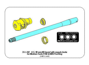 Aber 35L-242 90mm M3 lufa z hamulcem do T26E3 1/35 – zdjęcie 15