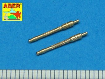 Aber A48 006 Set of 2 barrels for German 13mm aircraft machine guns MG 131 (middle type) 1/48 – zdjęcie 2