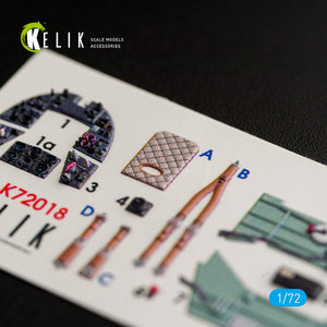 KELIK K72024 HAWKER TYPHOON MK.IB INTERIOR 3D DECALS FOR AIRFIX KIT 1/72 – image 4