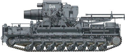 Hobby Boss 82904 Morser KARL- Geraet 040/041 initial chassis 1/72 – zdjęcie 3
