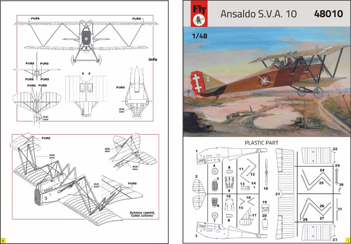 Fly 48010 Ansaldo SVA10 1/48 – image 2
