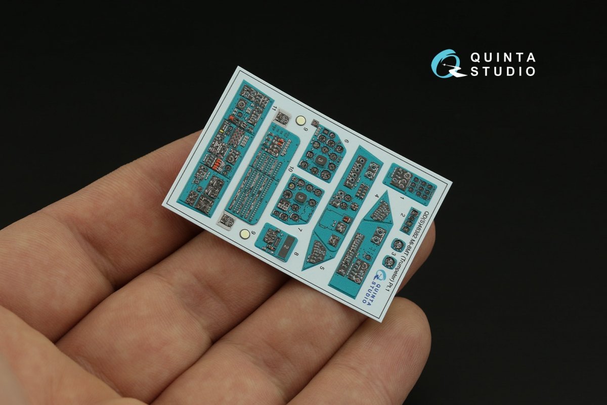 Quinta Studio QDS-48382 Mi-8MT 3D-Printed &amp;amp; coloured Interior on decal paper (Trumpeter) (Small version) 1/48 – zdjęcie 11