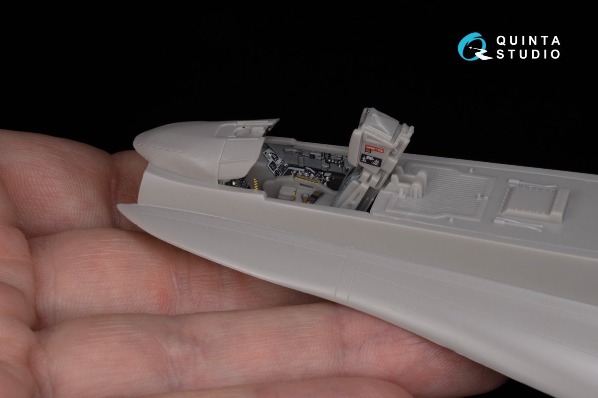 Quinta Studio QD48284 F/A-18A++ 3D-Printed &amp;amp; colored Interior on decal paper (Hasegawa) 1/48 – image 11