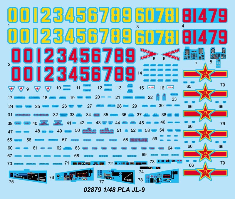 Trumpeter 02879 PLA JL-9 Plateau Eagle – imagen 4