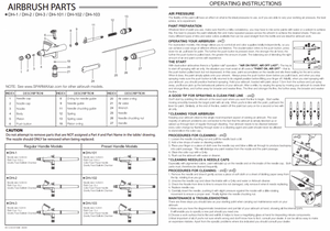 Sparmax DH-103 Airbrush - Nozzle 0.3 mm – zdjęcie 3