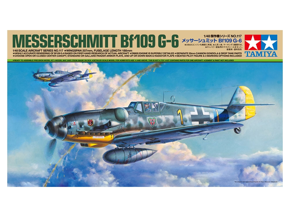 Tamiya 61117 Messerschmitt Bf109 G-6 1/48 – image 2