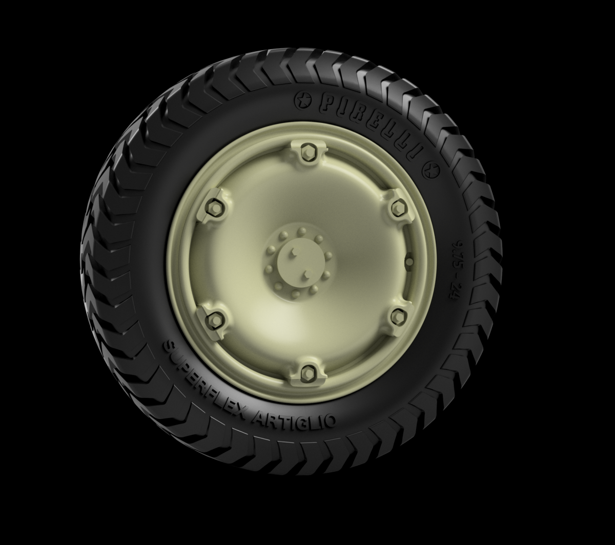 Panzer Art RE35-805 Autoblinda 40/41 Road wheels (Pirelli Artigio) 1/35 – zdjęcie 3