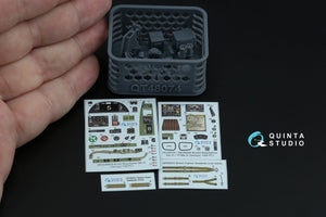 Quinta Studio QD+48554 Bristol Beaufighter Mk.VI 3D-Printed &amp;amp; coloured Interior on decal paper (Tamiya) (with 3D-printed resin parts) 1/48 – zdjęcie 3