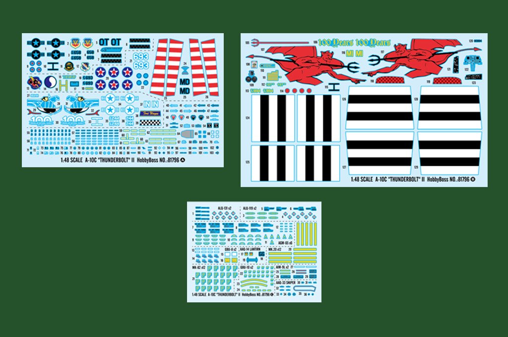 Hobby Boss 81796 American A-10C Thunderbolt II 1/48 – zdjęcie 3