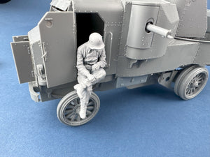 Copper State Models F35-052 German Armoured Car Crewman in a field grey coverall 1/35 – immagine 4