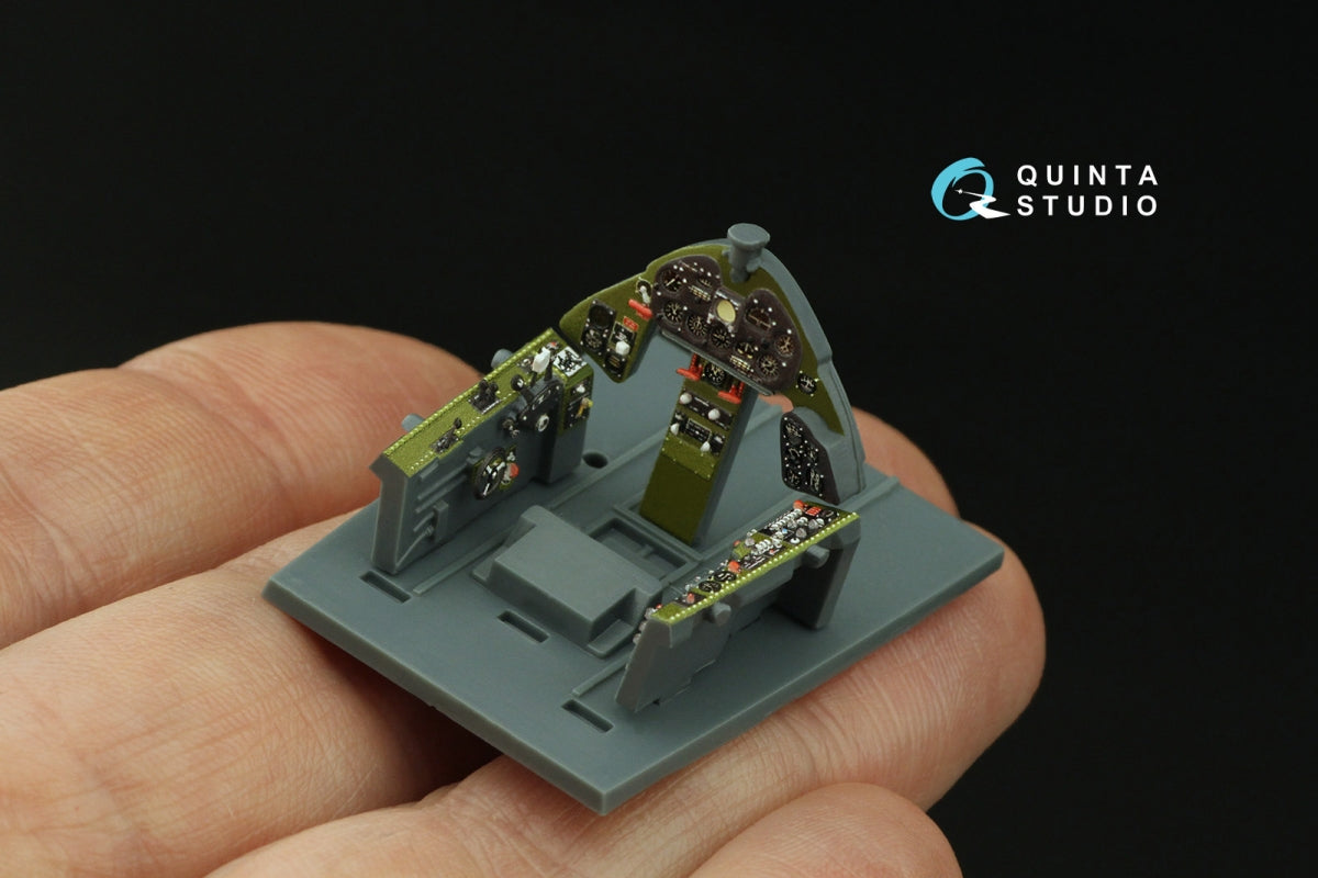 Quinta Studio QD48428 F6F-5N Hellcat 3D-Printed coloured Interior on decal paper (Eduard) 1/48 – zdjęcie 9