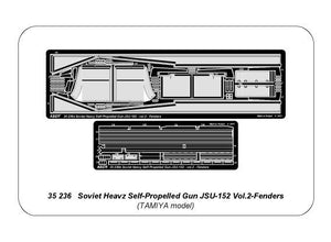 Aber 35236 Soviet heavy self-propelled gun JSU-152 - vol. 2 - additional set - fenders 1/35 – zdjęcie 5