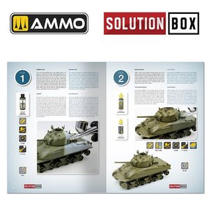 Ammo of Mig 6528 SOLUTION BOOK 22 - How to Paint WWII USA ETO Vehicles (Multilingual Book) – image 3